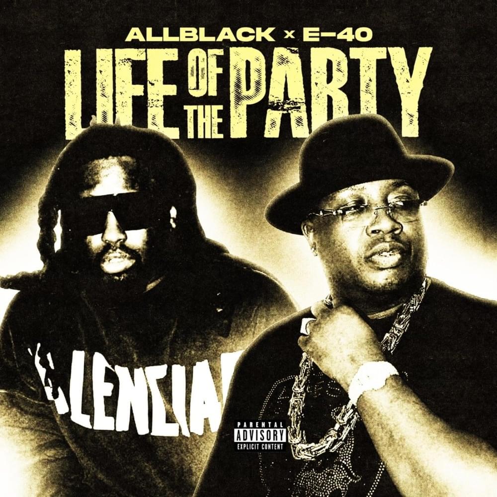Album cover art for "Life of the Party" by ALLBLACK
