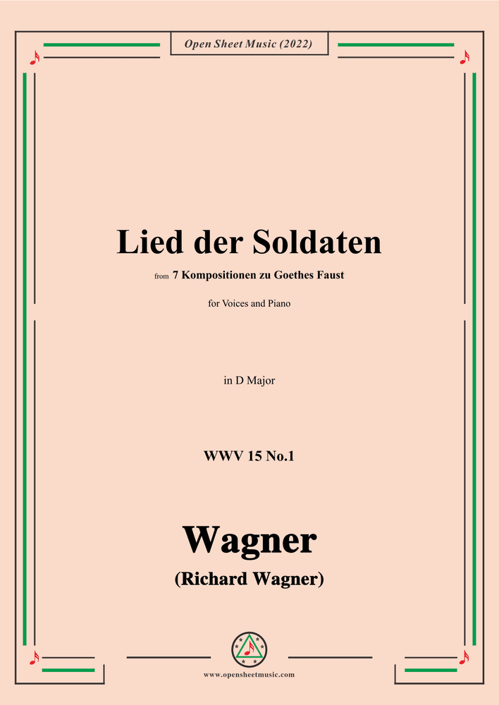 Lied der Soldaten by Richard Wagner
