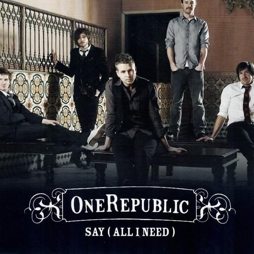 Album cover art for "Say (All I Need)" by OneRepublic