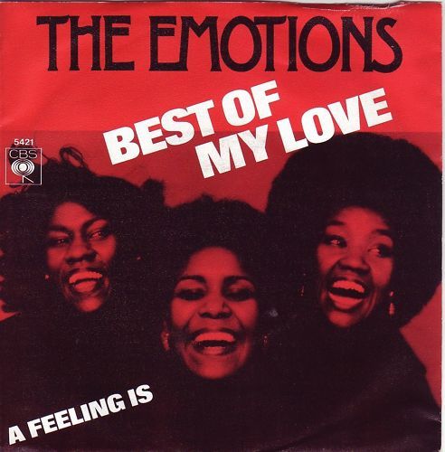 Album cover art for "Best of My Love" by The Emotions