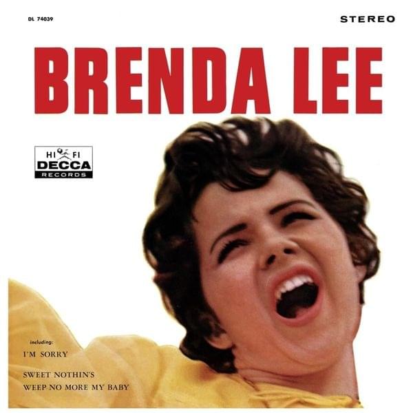 I’m Sorry by Brenda Lee