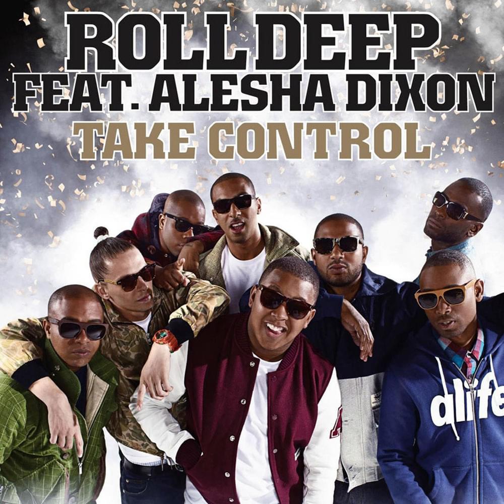 Album cover art for "Take Control" by Roll Deep & Alesha Dixon