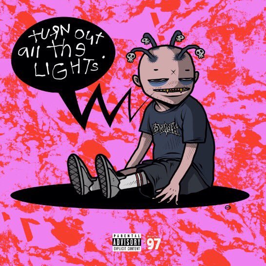Album cover art for "Turn Out All The Lights" by Ouija Macc