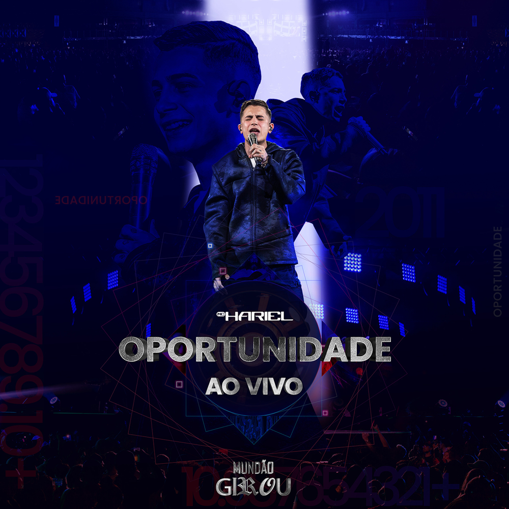 Album cover art for "Oportunidade (Ao Vivo)" by MC Hariel