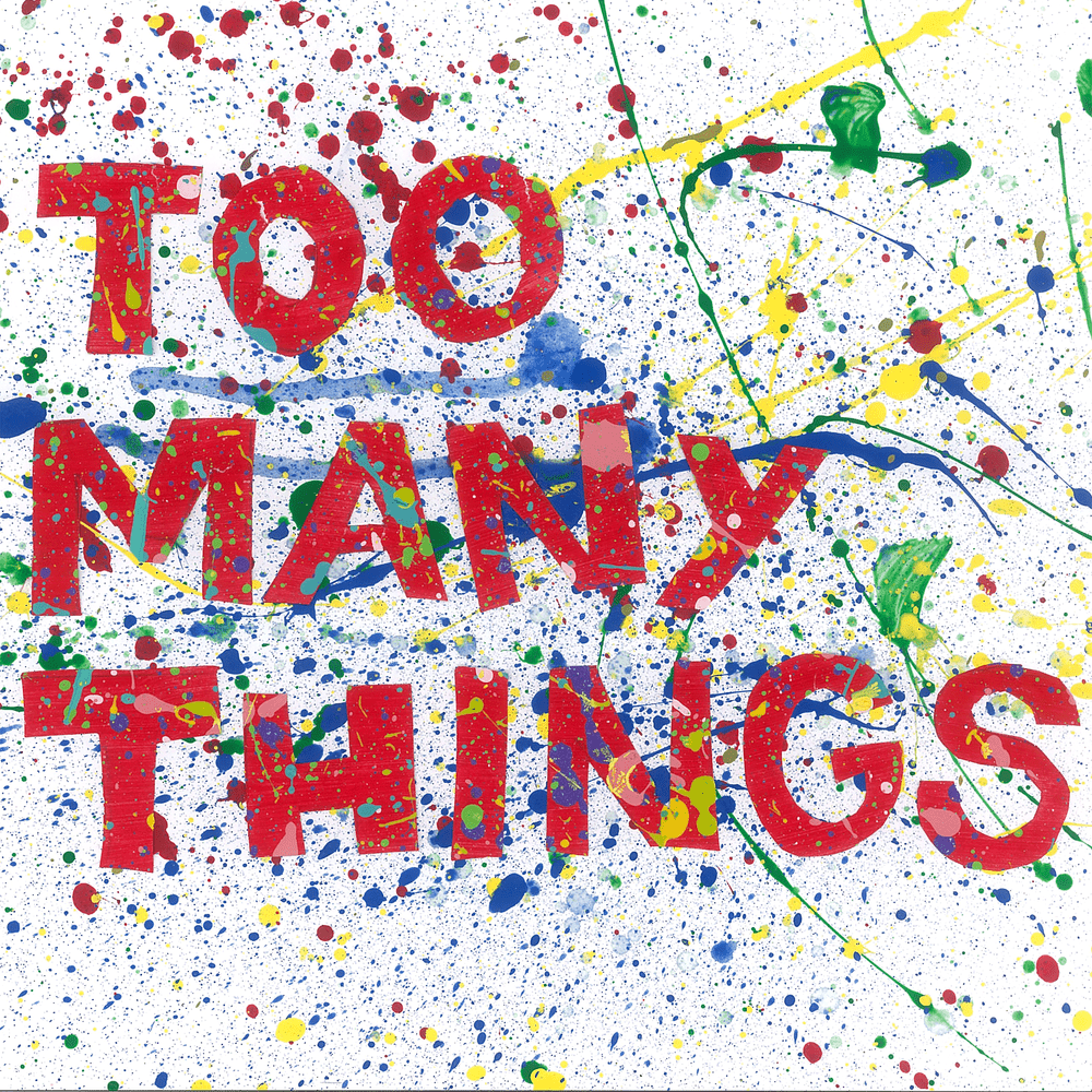Album cover art for "Too Many Things" by The Linda Lindas