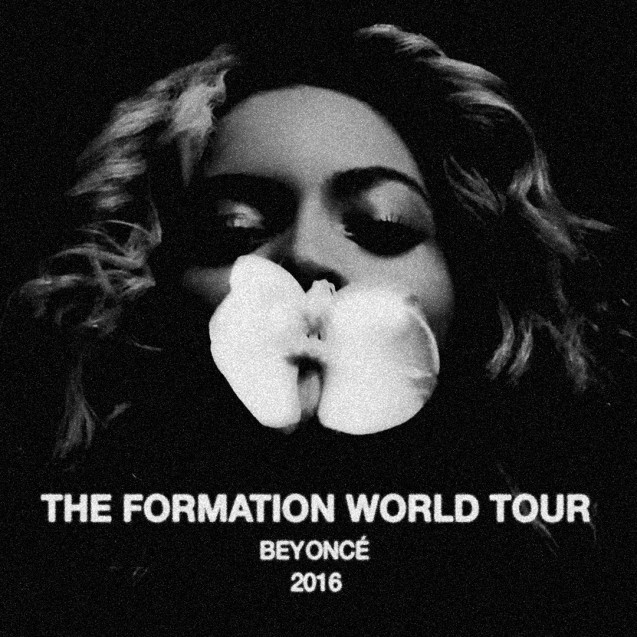 Album cover art for "The Formation Tour Setlist" by Beyoncé