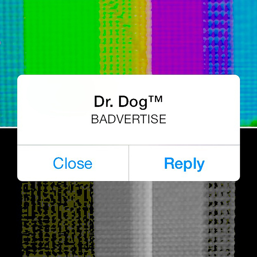 Album cover art for "Badvertise" by Dr. Dog