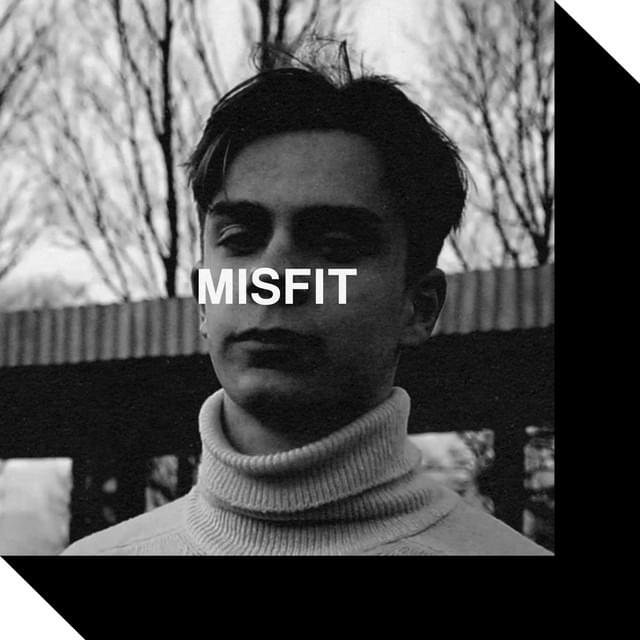 Album cover art for "Misfit" by Kinny Zimmer