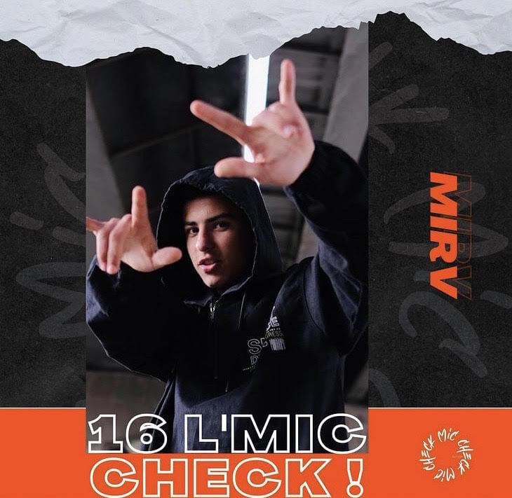 Album cover art for "MIRV - 16 L’Mic Check" by MIRV48
