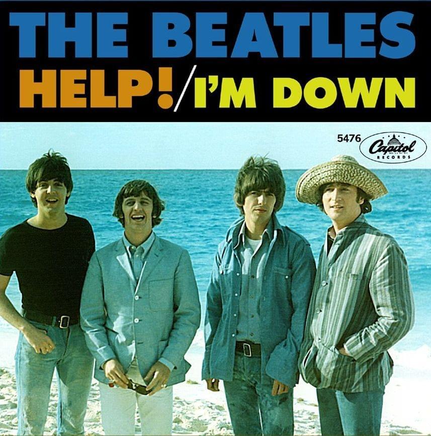 Album cover art for "I’m Down" by The Beatles
