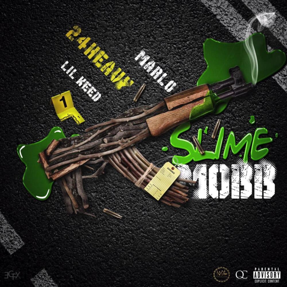 Album cover art for "Slime Mobb" by 24Heavy & Marlo & Lil Keed