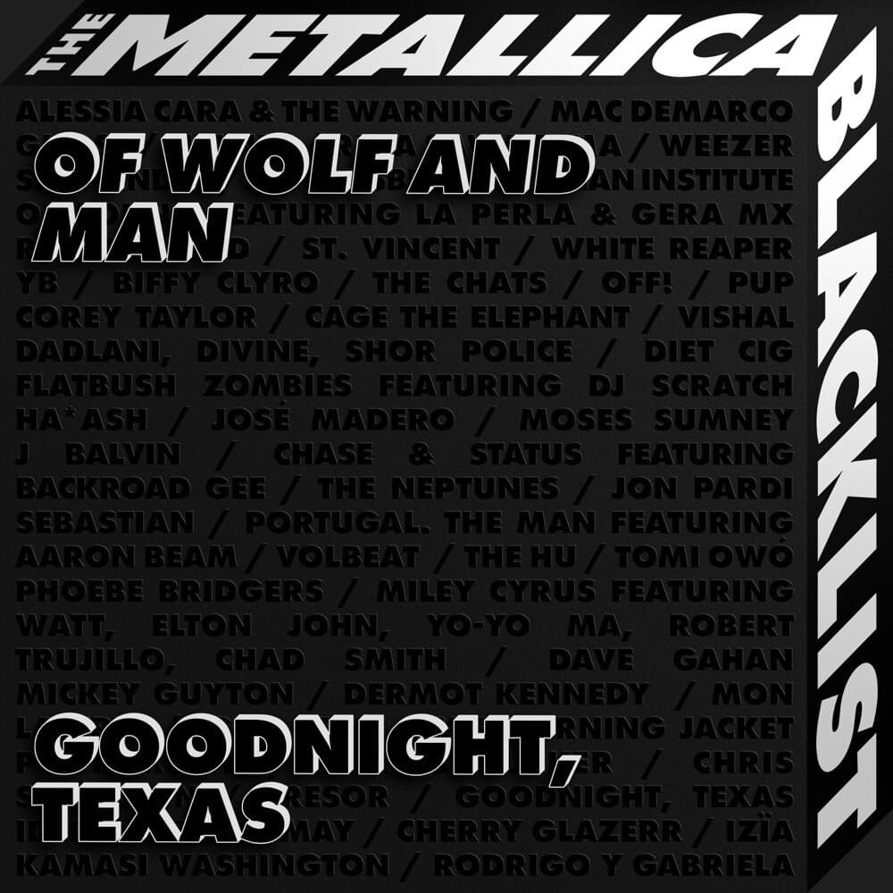 Album cover art for "Of Wolf and Man" by Goodnight, Texas