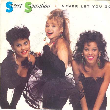 Album cover art for "Never Let You Go" by Sweet Sensation