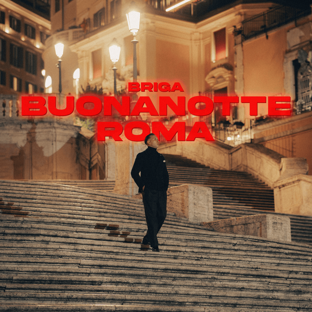 Album cover art for "Buonanotte Roma" by Briga