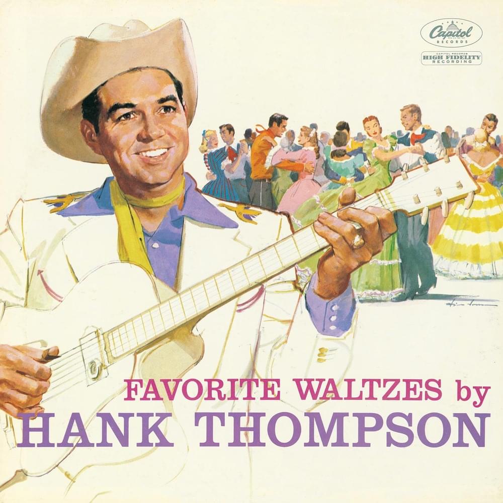 Album cover art for "Warm Red Wine" by Hank Thompson