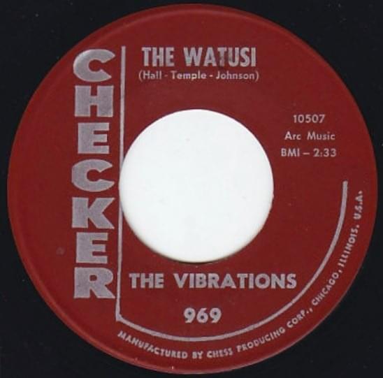 Album cover art for "The Watusi" by The Vibrations