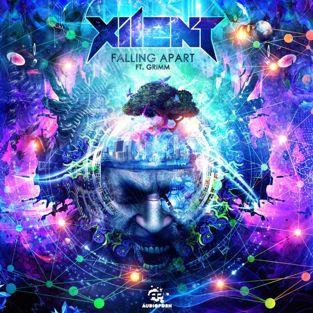 Album cover art for "Falling Apart" by Xilent & Grimm (CA)