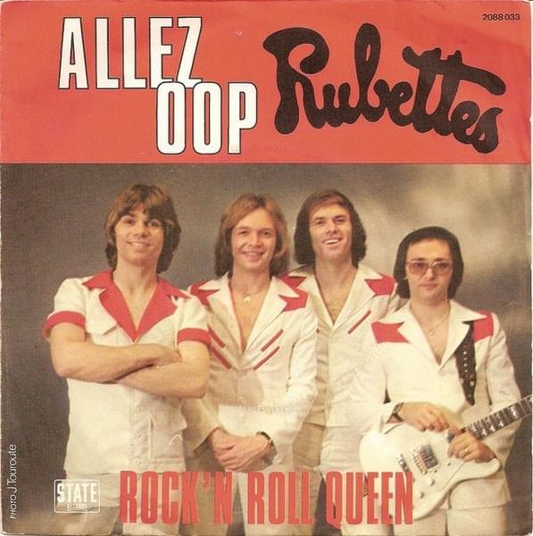 Album cover art for "Allez Oop" by The Rubettes