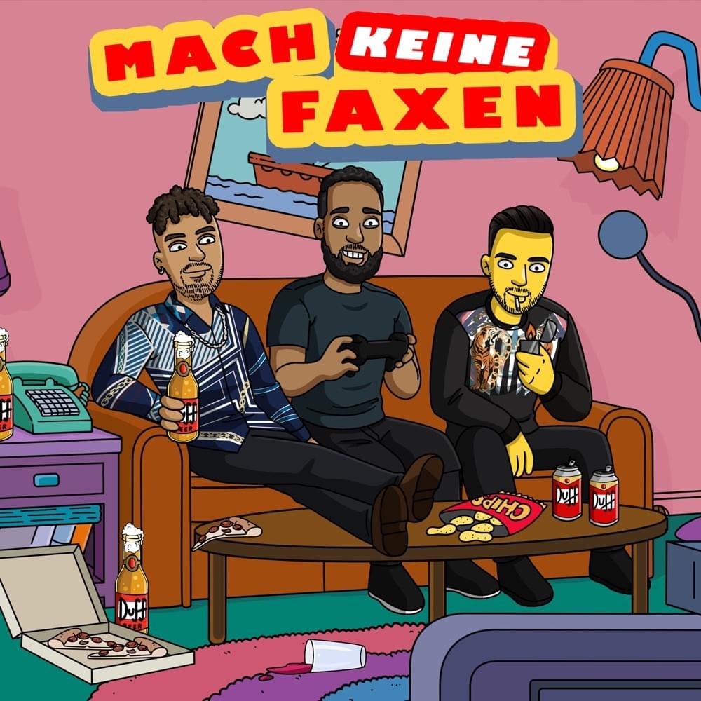 Album cover art for "Mach keine Faxen" by Jalil