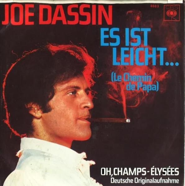 Album cover art for "Es ist leicht (auf dem Kopf zu stehen)" by Joe Dassin
