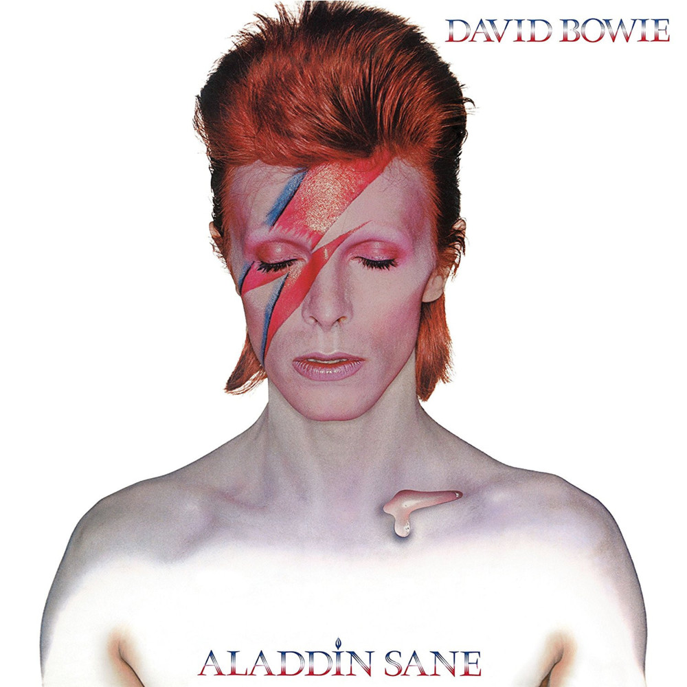 Album cover art for "The Jean Genie" by David Bowie