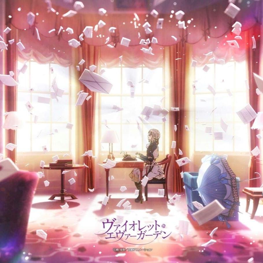 Album cover art for "Violet Snow" by 結城アイラ (Aira Yuuki)