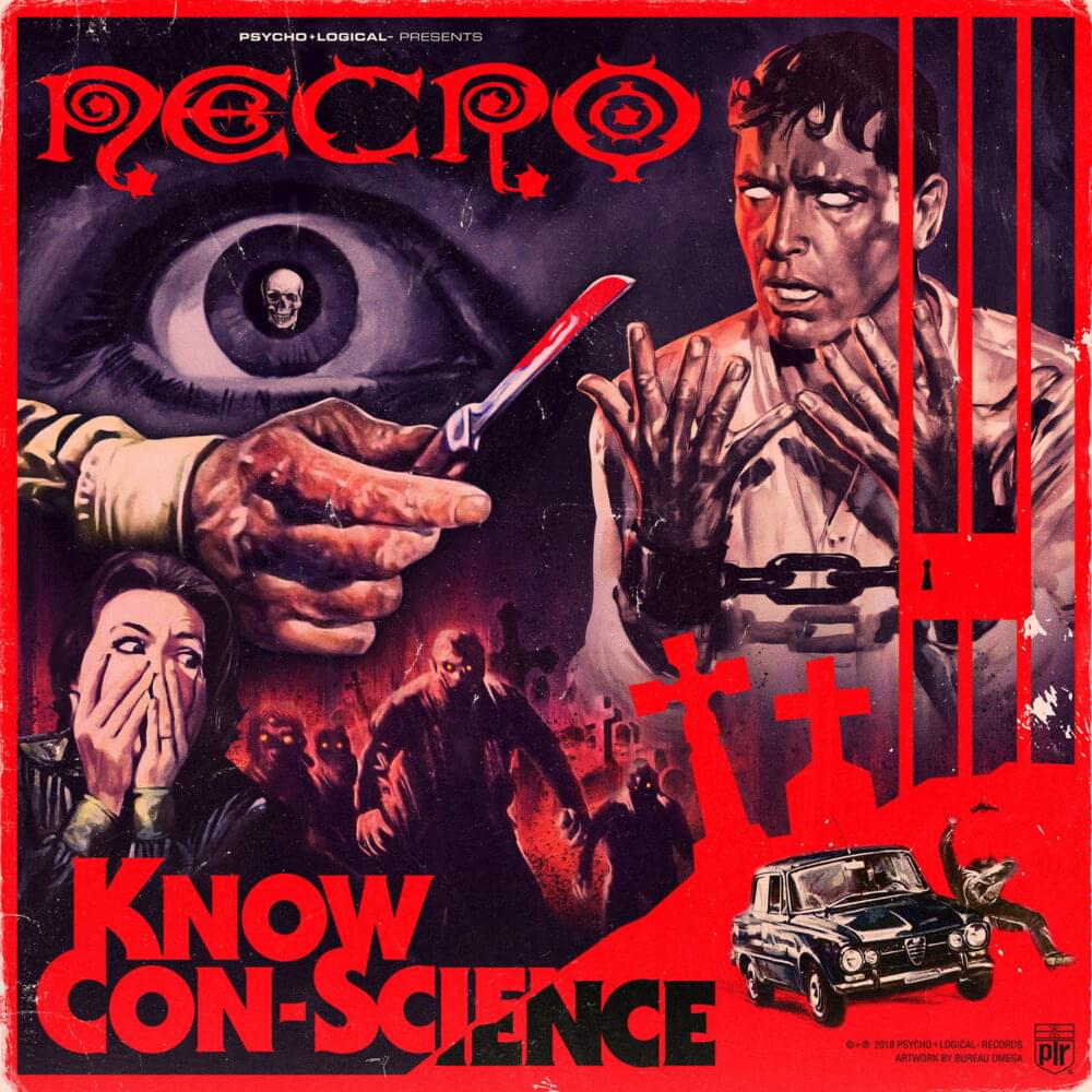 Album cover art for "Know Con-Science" by Necro