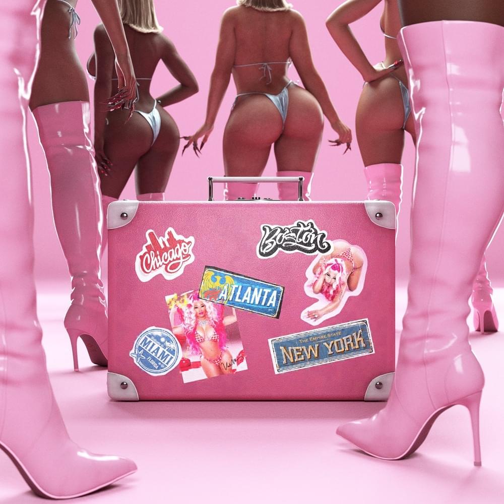 Album cover art for "Super Freaky Girl (Queen Mix)" by Nicki Minaj & Katie Got Bandz & Akbar V & Maliibu Miitch