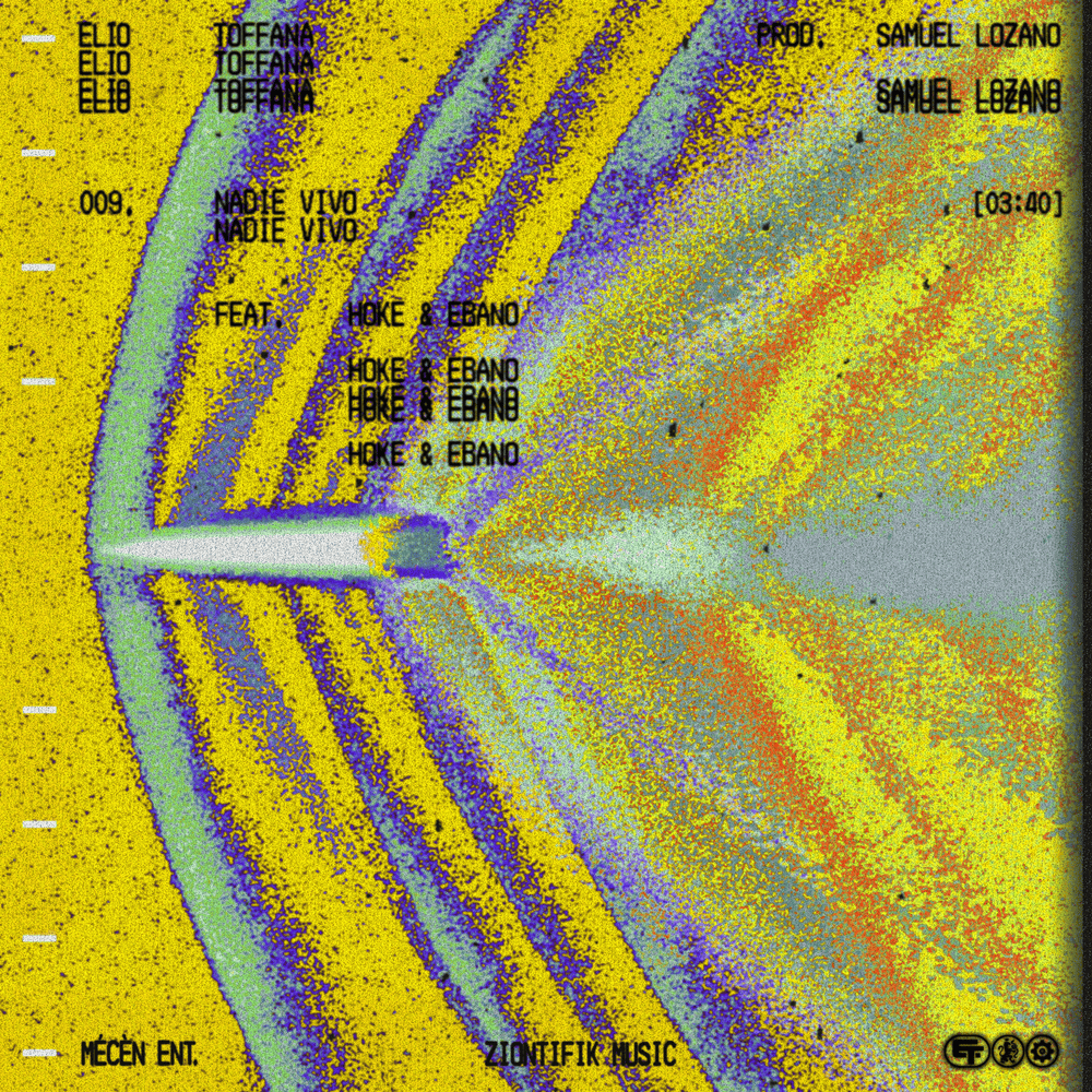 Album cover art for "NADIE VIVO" by Elio Toffana