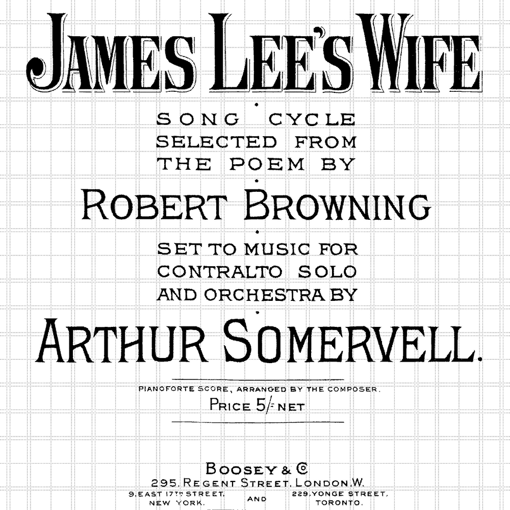 James Lee’s wife speaks at the window by Arthur Somervell
