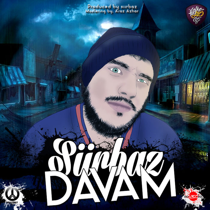 Album cover art for "Kara Mizah" by Şiirbaz