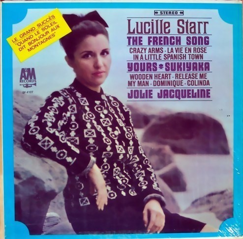 Album cover art for "The French Song" by Lucille Starr