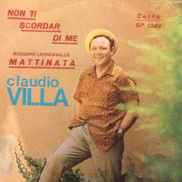 Album cover art for "Mattinata" by Claudio Villa