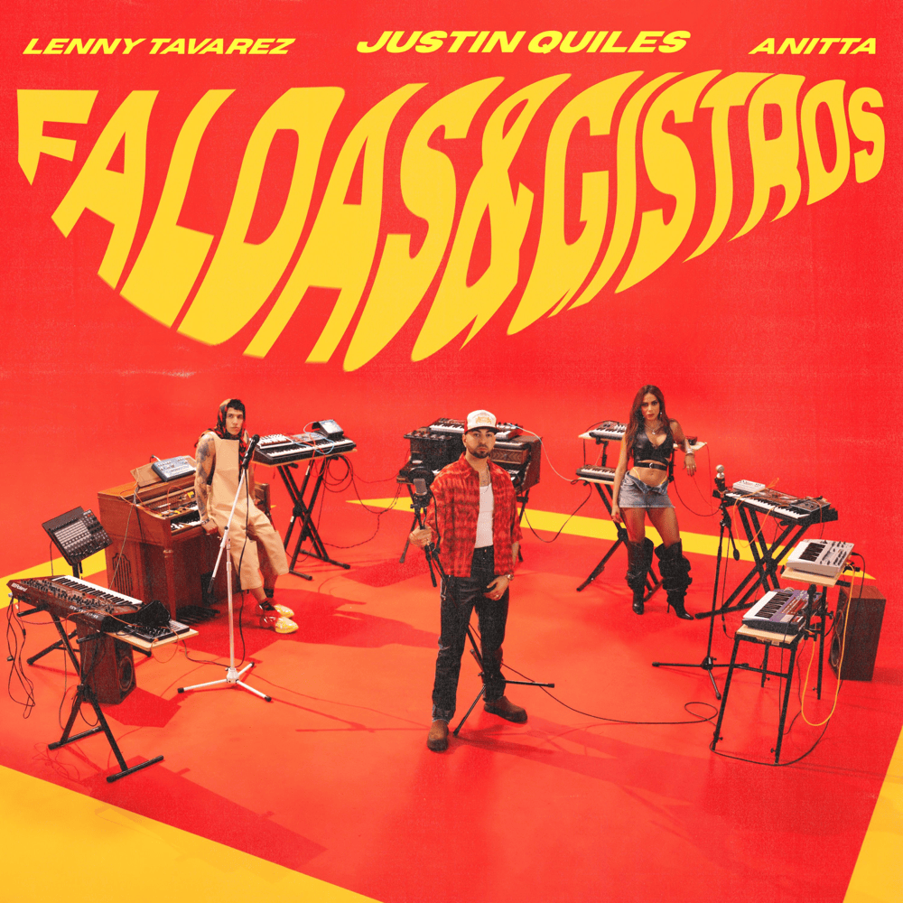 Album cover art for "Faldas y Gistros" by Justin Quiles