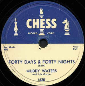 Album cover art for "Forty Days and Forty Nights" by Muddy Waters