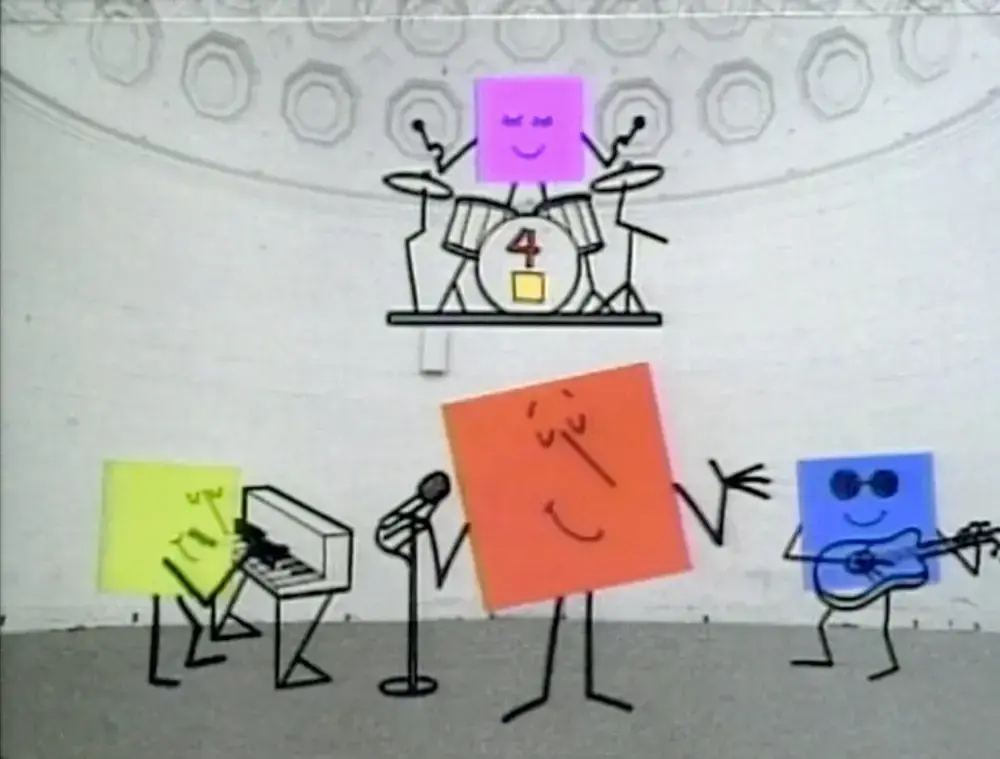Album cover art for "It’s Hip To Be A Square" by Sesame Street