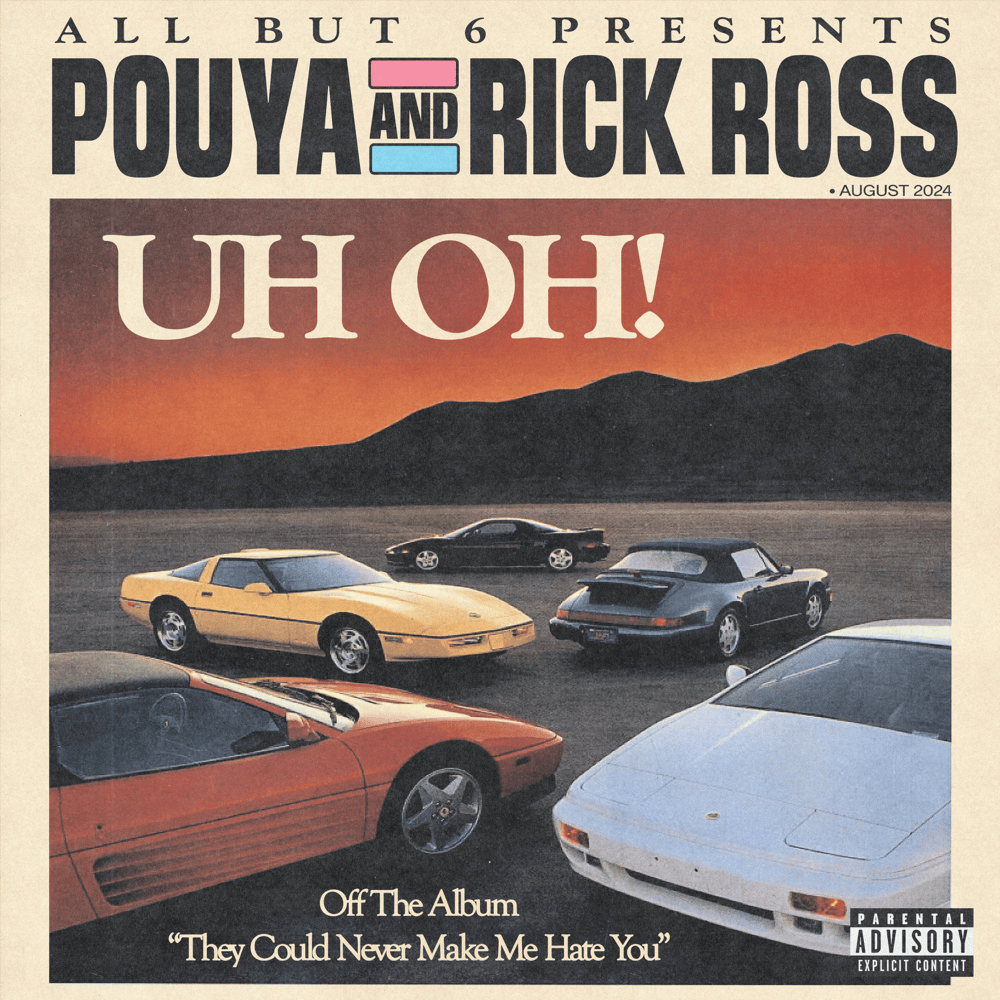 Album cover art for "UH OH" by Pouya