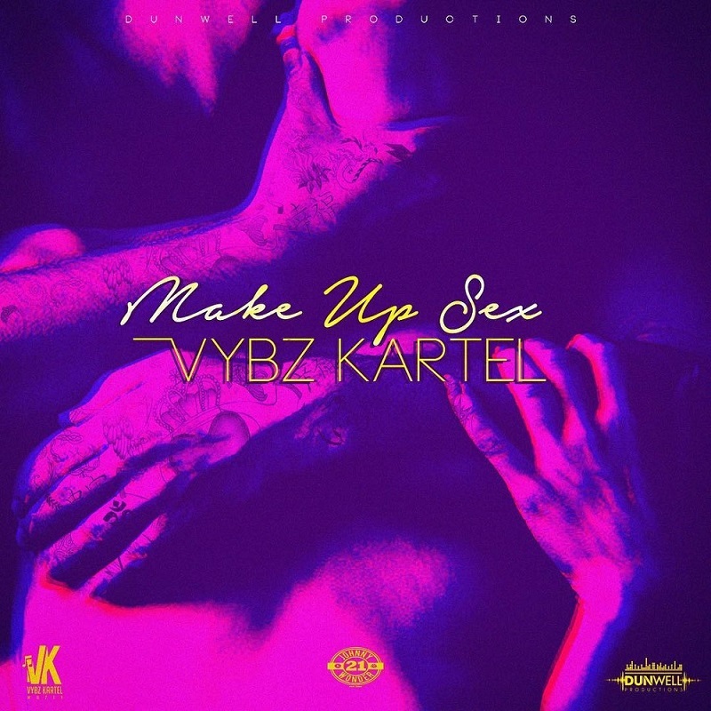 Album cover art for "Make Up Sex" by Vybz Kartel