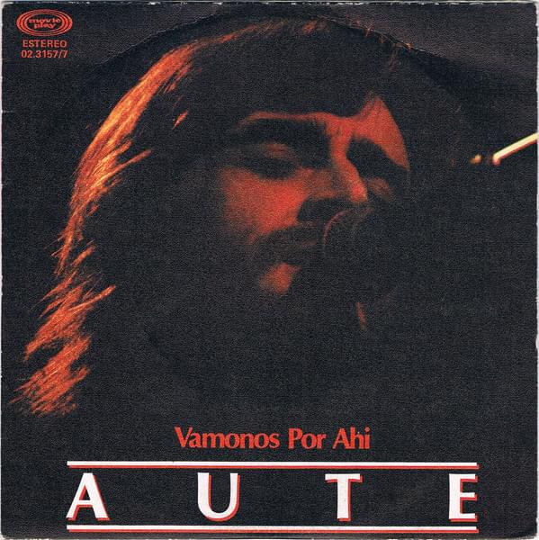 Album cover art for "Vámonos por Ahí" by Luis Eduardo Aute