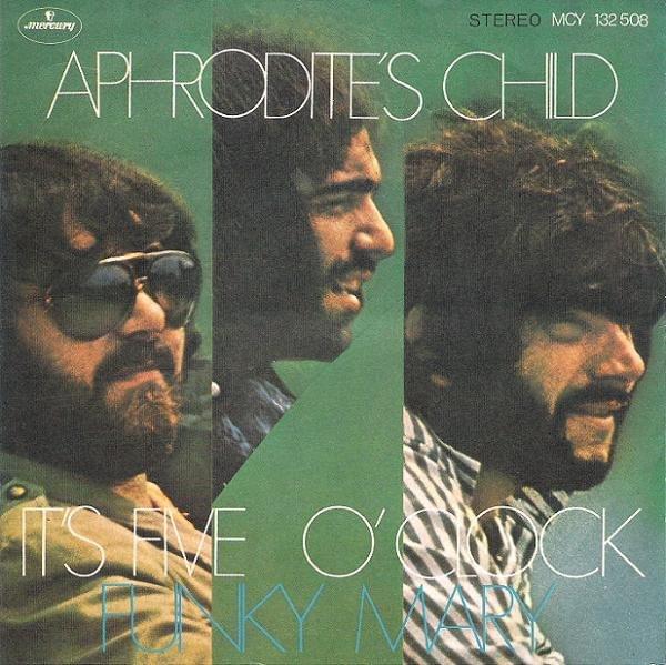 Album cover art for "It’s Five O’Clock" by Aphrodite’s Child