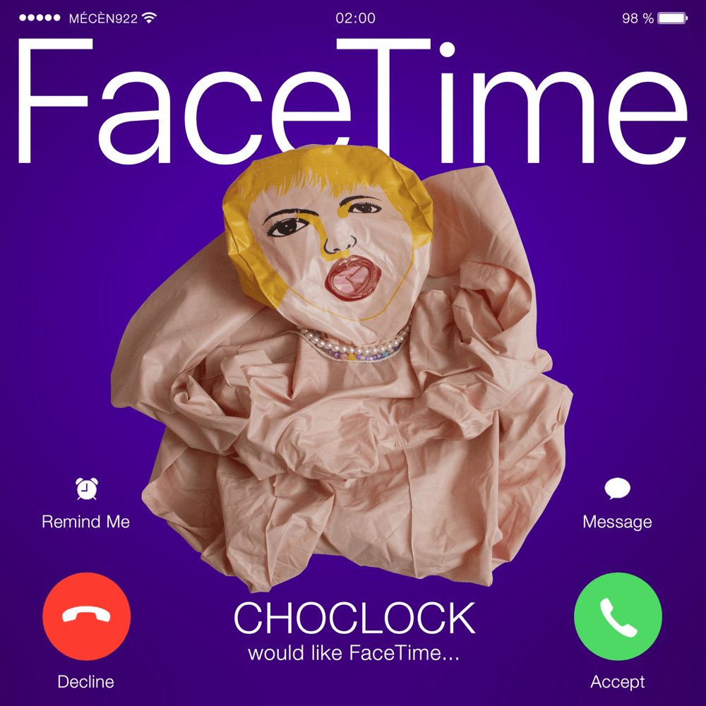 Album cover art for "Face time" by Choclock