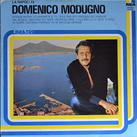 Album cover art for "Scioscia popolo" by Domenico Modugno