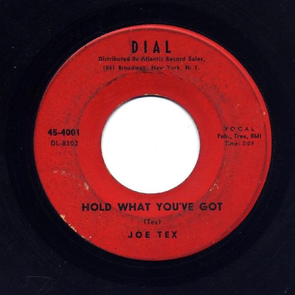 Album cover art for "Hold On To What You’ve Got" by Joe Tex