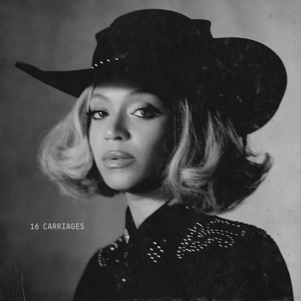 Album cover art for "16 CARRIAGES" by Beyoncé