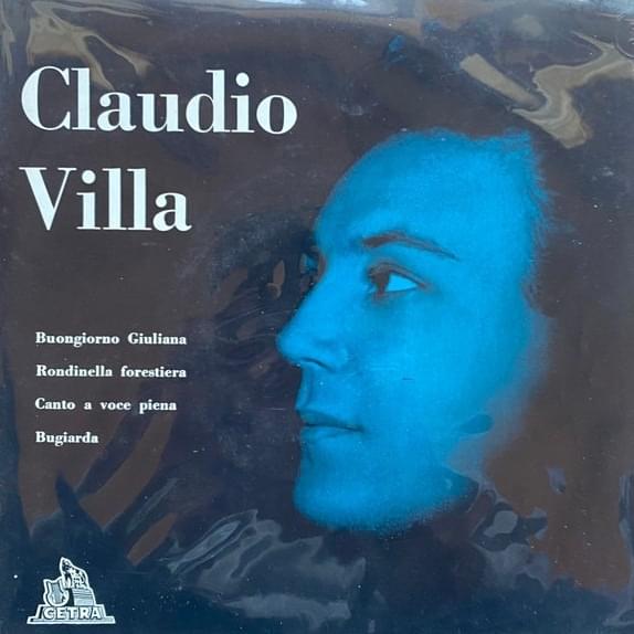 Album cover art for "Buongiorno Giuliana" by Claudio Villa