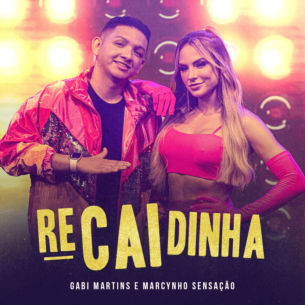 Album cover art for "Recaidinha" by Gabi Martins