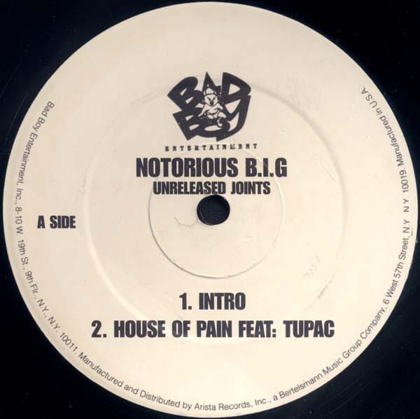 Album cover art for "House of Pain (Bad Boy Remix)" by The Notorious B.I.G. & Harve ‘Joe Hooker’ Pierre & Stretch & 2Pac
