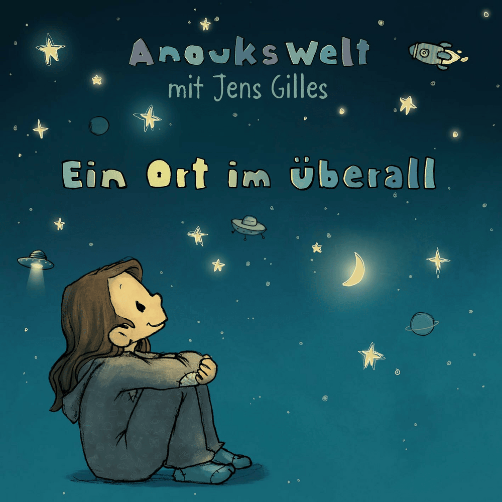 Album cover art for "Ein Ort im Überall" by Jens Gilles