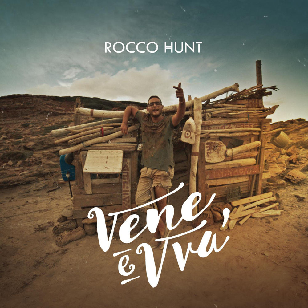 Album cover art for "Vene e vv�" by Rocco Hunt