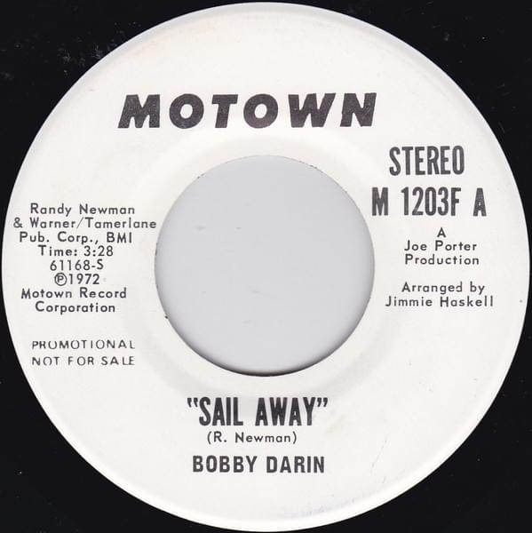 Album cover art for "Sail Away" by Bobby Darin